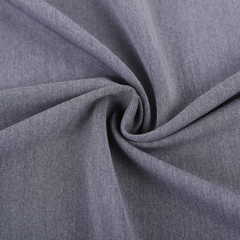 FX54444 Hög snabbhet rynka resistent anti -piller poly viskos spandex twill tyg för byxor kostym